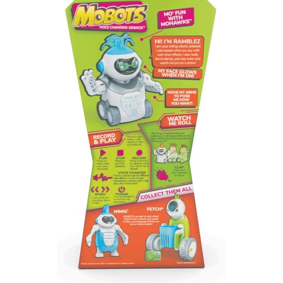HEXBUG MoBots Ramblez - Recording & Talking Robot Kit - Picture 2 of 7